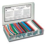768210-93898 Thin Wall Heat Shrink Tubing in plastic reusable case CHS-KIT Thin Wall Insulation Kit Shrink-Kon thin wall heat shrink kits feature useful colors and sizes in a convenient resealable