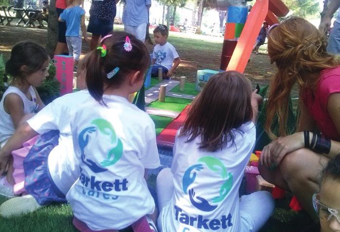 ENTREPRENEURIAL SOCIAL RESPONSIBILITY TARKETT HAS A HISTORY OF STRONG ENTREPRENEURIAL SPIRIT, EMPOWERING PEOPLE TO EXPRESS THE BEST OF THEMSELVES FOR BETTER LIVING.