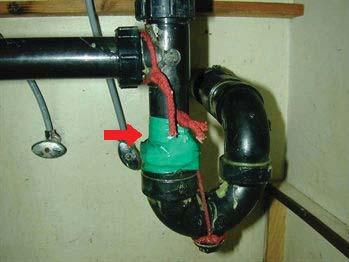 PLUMBING 24. Leak on bathroom drain FIXTURES AND FAUCETS \ Faucet 27.