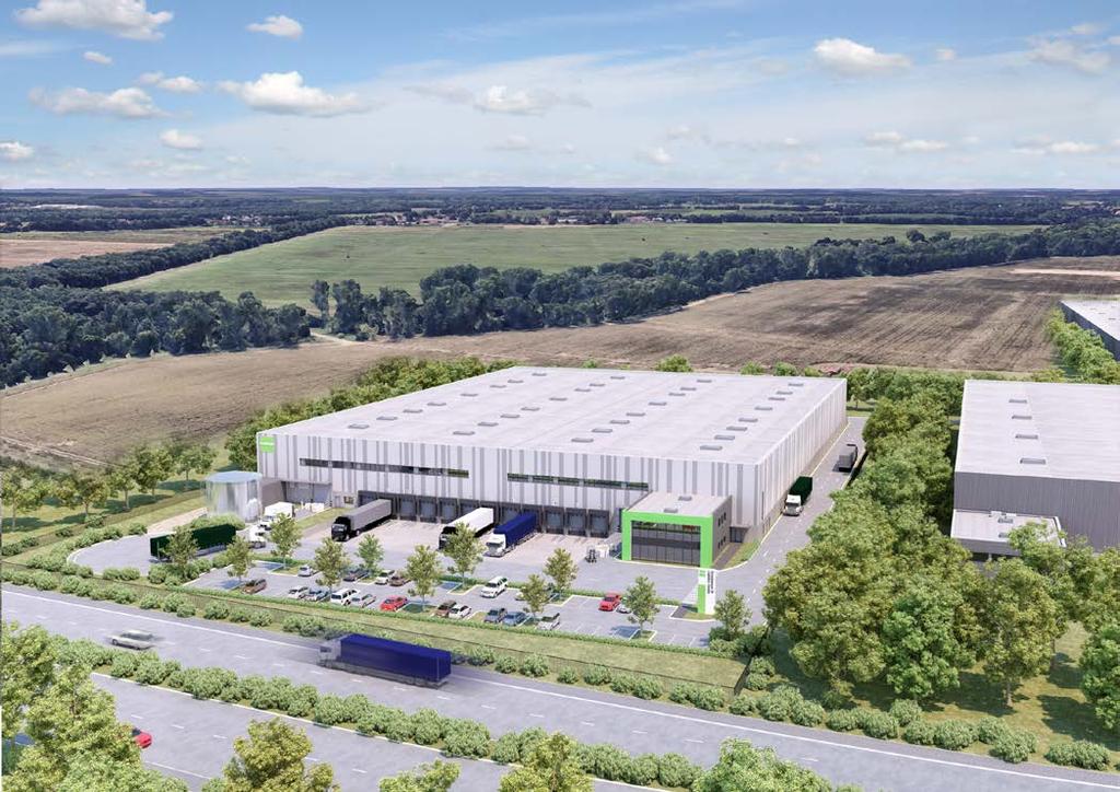 + Introduction property Am Lilograben, 14979 Grossbeeren State-of-the-art logistics space available in the desirable Berlin area Goodman has acquired a further plot at the GVZ Berlin South freight