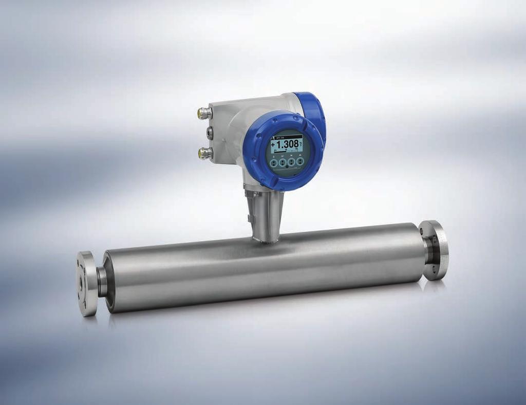 OPTIMASS 7400 Technical Datasheet Sensor for mass flow The optimum meter for demanding applications A single straight measuring tube Choice