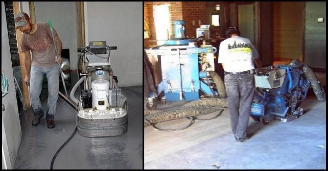 Substrate Preparation: Removal of all Existing Systems + Coatings All existing flooring systems and