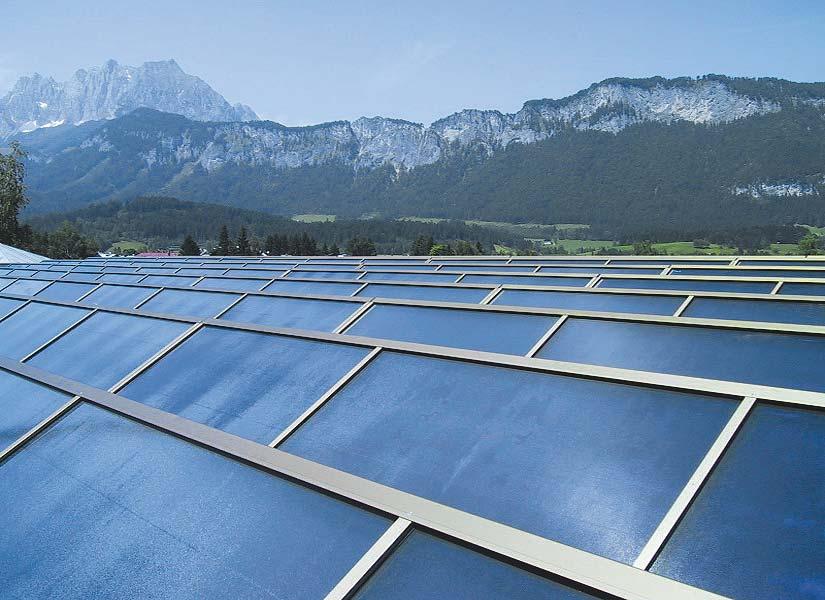 Large-scale solar energy systems in particular have a much greater potential for minimizing collector interconnection costs (the cost of materials and installation) and reducing heat losses than do
