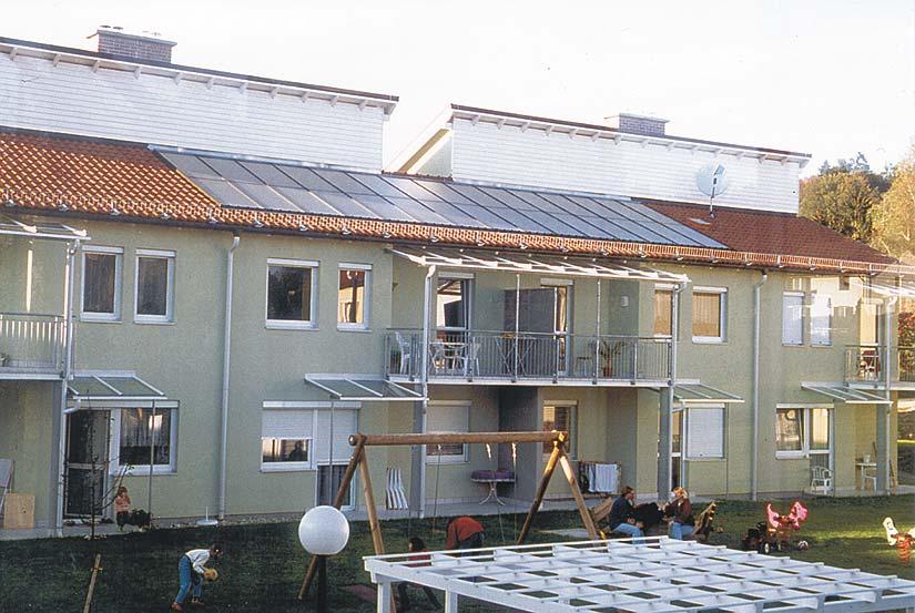Figure 58: Solar thermal systems in multi-storey residential buildings are basically so dimensioned that no stagnation condition occurs during normal operation.