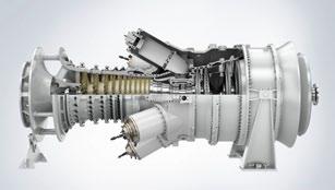 The gas turbine offers the highest efficiency in its power class, incorporating the latest aerodynamic and combustion technologies.
