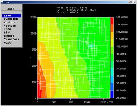 The particle tracking for this simulation indicates that the wells intercept groundwater that would naturally flow from west to east toward the Saint John River.