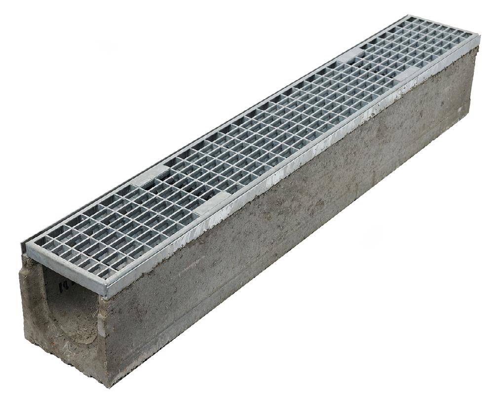 Screwless, patented locking system that reduces installation time Reduces time of installation Available flat and presloped Galvanized Steel Slot ADA Galvanized Steel Mesh Ductile Iron Load Class A &