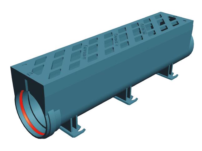 HYDROblock SYSTEM 100 (4 ) / 200 (8 ) / 300 (12 ) One Piece Ductile Iron Trench Drain. Simple. Safe.