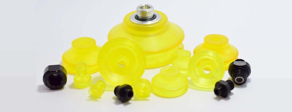 15 Series Flexy Cups with Single Shore 1.5 Bellows T - Yellow Line 15 Series Vacuum Cup Properties Material Color Temp.