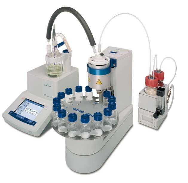 Stromboli Oven Sample Changer - up to 14 samples can be titrated in unattended operation.
