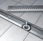 Electro-polished surface All shower channels ACO ShowerDrain E and matching gratings are electro-polished.
