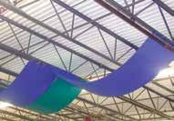 15 CATENARY BANNERS Construction: Flexible Sizes: 4 x (up to) 25, custom width available Thickness: 1½ & 2 Substrate: 2.0 lb or 3.