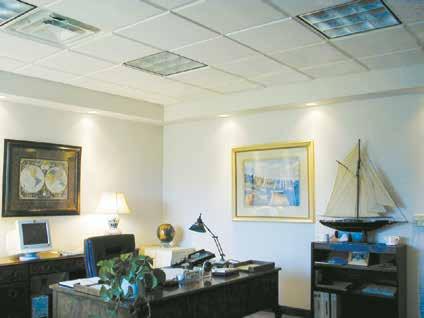 SOUND QUALITY CEILING TILES Sound Quality Ceiling Tiles offer excellent acoustics with customized options to enhance the visual aesthetics, while satisfying acoustical