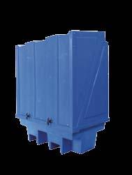 Hard Cover Drum Bund Supported, hinged lid Lockable for