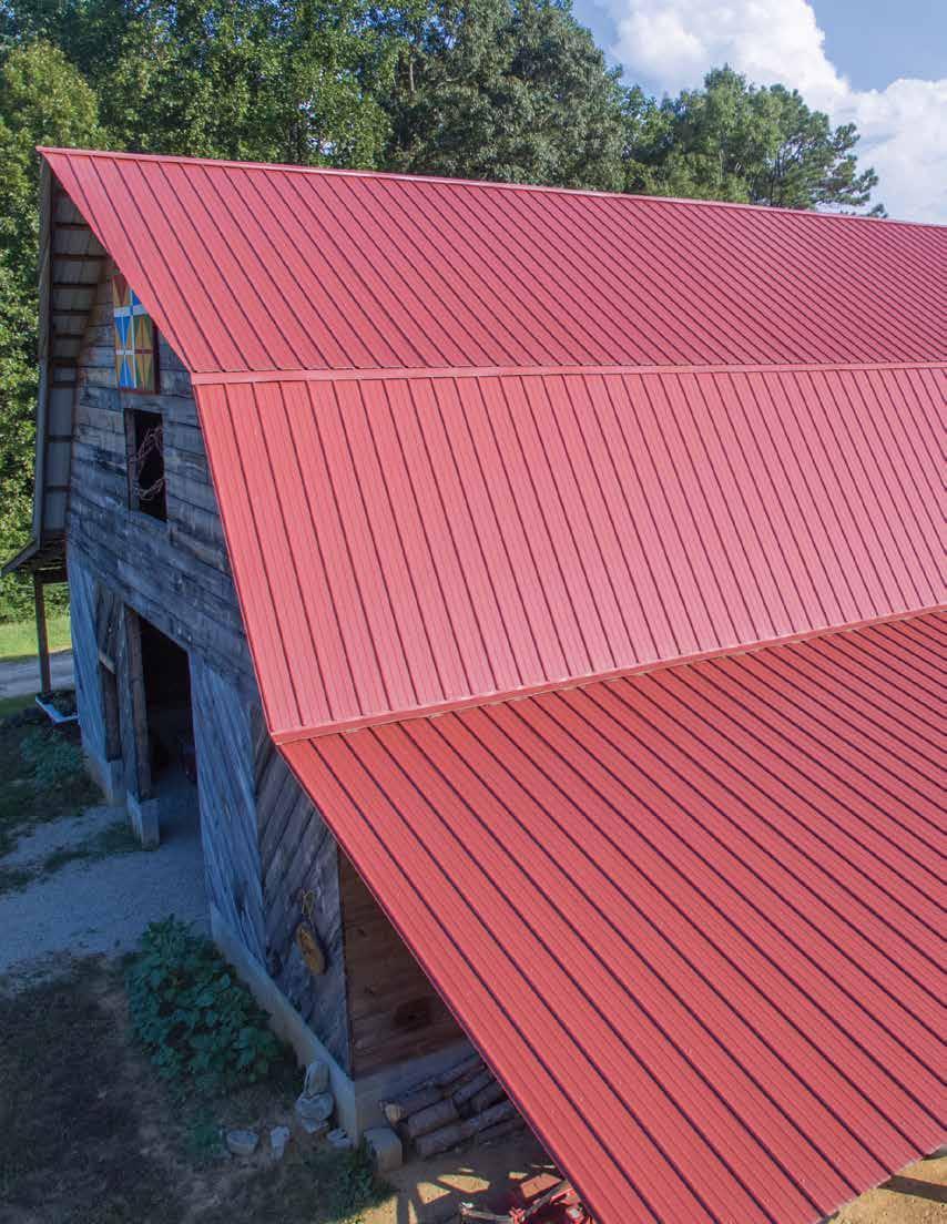 Central Snap, Galvalume Agricultural Metal roofing or siding looks great on any pole barn, RV storage, or backyard garage.