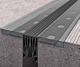 WAF System WAF System is an excellent expansion joint for parking garages. In larger movement glands the honeycomb design assures a watertight walking surface. Various seal sizes are available.