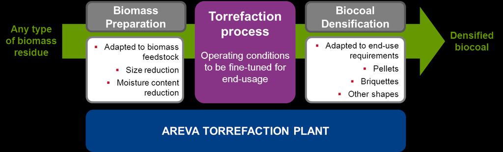 AREVA provides complete solutions meeting end-use requirements Thanks to its expertise and experience in biomass project