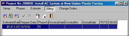 5. To create the actual invoice, right click on the scheduled