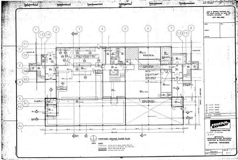 Figure 22: Main Floor Plan of Administration Building (2861)
