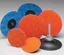 QUICK-CHANGE DISCS FEATURED PRODUCTS MACHINE USED NORTON BLAZE F980 CERAMIC FIBER DISCS BEST CHOICE FOR TOUGH APPLICATIONS AND STAINLESS STEEL AND Norton SG ceramic grain with self-lubricating,