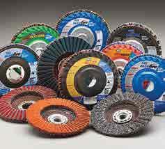 FLAP DISCS MACHINE USED CATEGORY DEFINITION Flap discs are versatile grinding and finishing tools, consisting of three main components: a backing plate, adhesive, and abrasive cloth flaps.