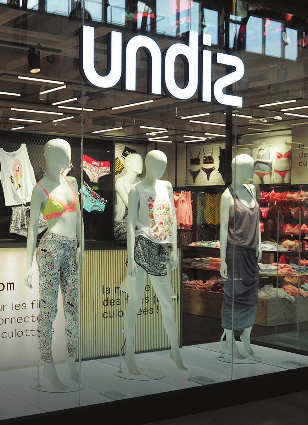 5 hours) Real-time inventory updates at time of sale Restocking alerts when items are sold Undiz Undiz uses an innovative RAIN RFID-based retail management solution that breaks down the barriers