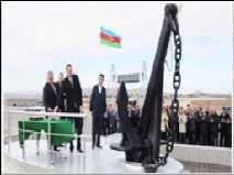 Phased Development of the Port of Baku at Alyat The New Baku International Sea Trade Port at Alyat is being built over an area of 400 ha in three phases.