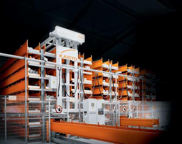 Automatic Bar Storage System UNIPORTAL Gantry design for more flexibility. The UNIPORTAL shows versatility: The gantry design allows the move-out of the cassettes in cassette direction in any aisle.