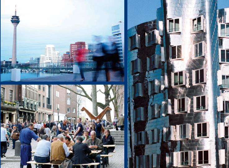 DÜSSELDORF ATTRACTIVE CITY ON THE RIVER RHINE Optimally connected via the international airport Convenient travel