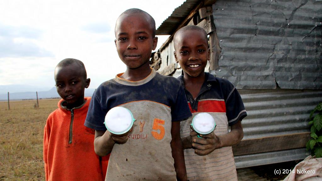 Nokero Short for No Kerosene. Nokero designs, manufactures and distributes solar-based lights and battery chargers.