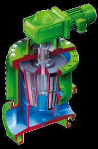 Filtration Process The raw water enters the filter through the raw water inlet and