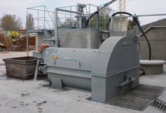 FLOTMAT The residual concrete reclaimer General description of the operation procedure of a recycling plant The FLOTMAT together with auxiliary equipment is used to separate waste green concrete into