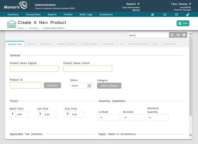 5. Repeat steps 2 to 4 to create profiles for additional suppliers.