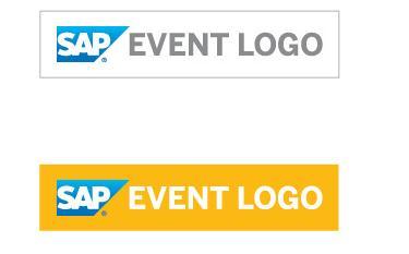 Make sure logo is visible on backgrounds SAP medium gray in a