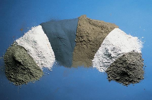 Supplementary Cementitious Materials From left to right: Fly ash (Class C)