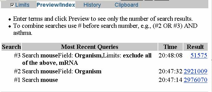 Adding Terms: Preview/Index Accession All Fields Author Name EC/RN Number Feature key