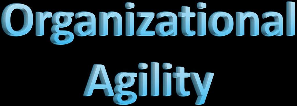 Ability of Organizations to adapt