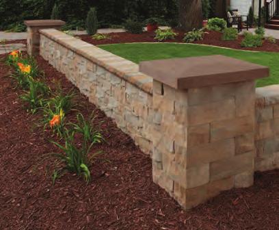 Use Brisa freestanding walls to create stunning seating areas, borders, columns and courtyards.