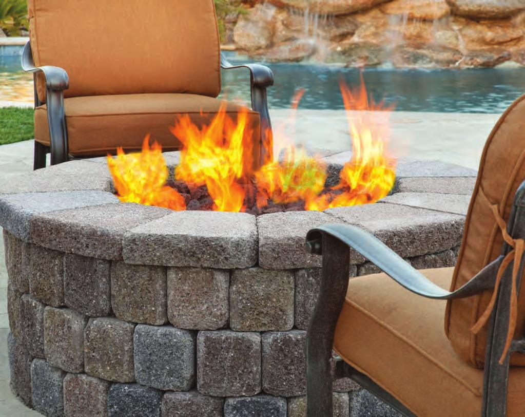 STONEWALL II Fire Pit Kit OUTDOOR LIVING KITS There are few things in