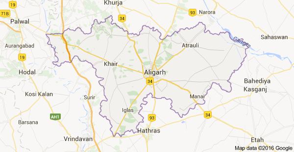 Fig 1: Map of Aligarh District (Uttar Pradesh) (iii) Making government initiatives more effective & beneficial to farmers.