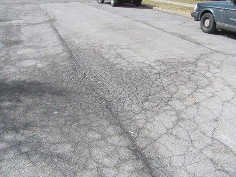 Significant pavement deterioration