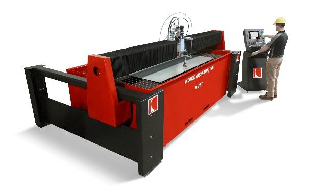 K-JET SOFTWARE The new Koike Aronson K-Jet waterjet cutting system features: KMT intensifier pumps, Flash-Cut CNC with built in CAD/CAM software and EBBCO filtration