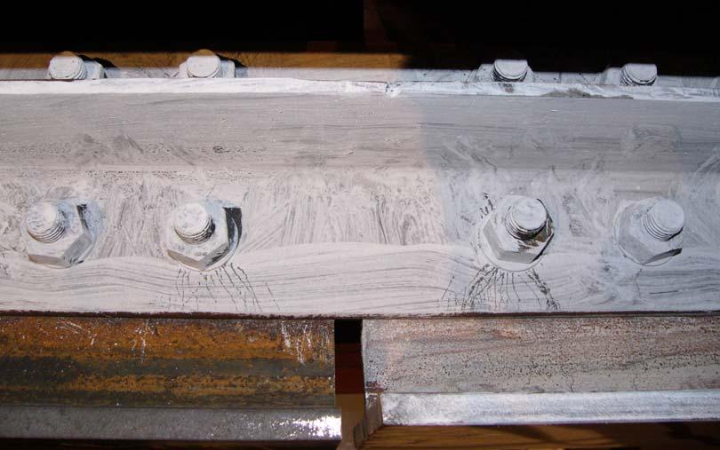 Figure 8.2 Bolted beam splice at a story drift of.