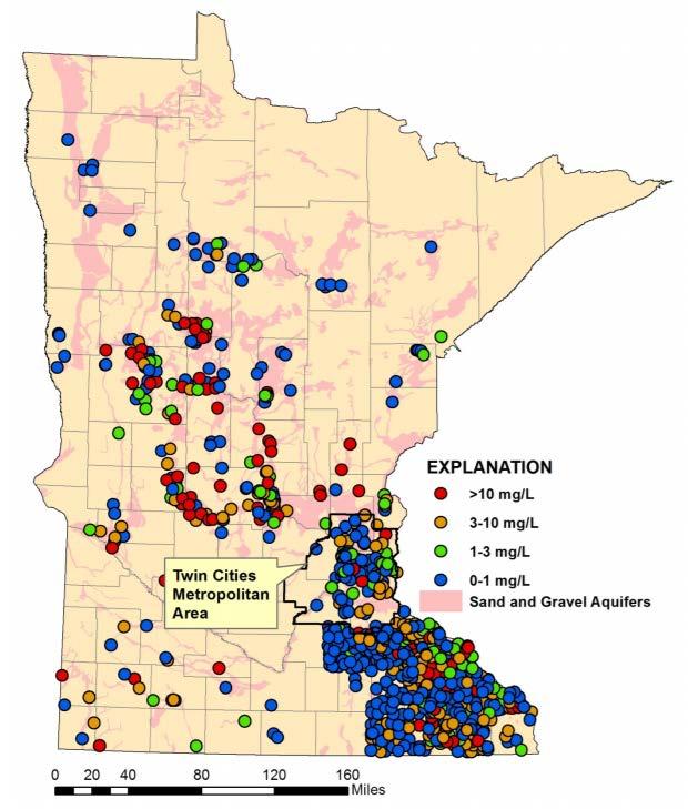 WATER QUALITY: GROUNDWATER Nitrate Concentrations,
