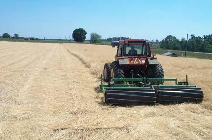 Terminating Cover Crops Termination method Roller-crimpers Anybody have a better picture of auburn rollers or the latest version?