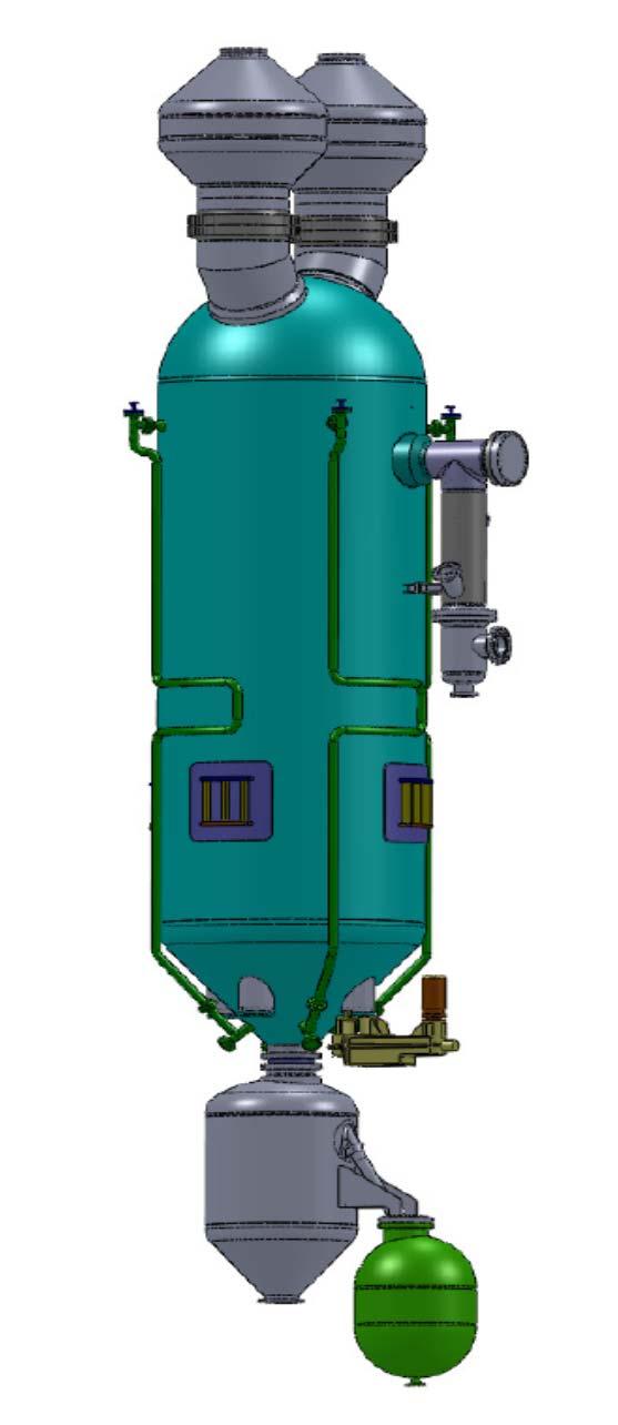 The Lurgi FBDB TM Gasifier Sketch Twin Coal Lock