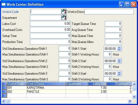 The window that opens displays the detail information about your capacity usage according to date and workstations.