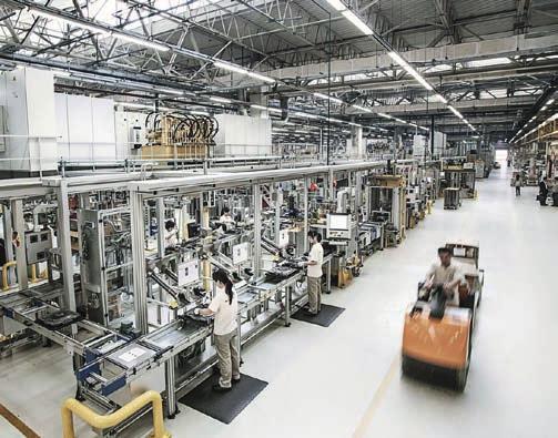 Fundamental information about the group I Business activities 13 Operations Production As an integrated global automotive and industrial supplier, the Schaeffler Group has a global manufacturing