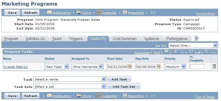 Executing Partner Relationship Management Transactions Chapter 9 See and PeopleSoft CRM 9.1 Marketing Applications PeopleBook, "Creating Campaigns and Activities," Defining a Trigger.