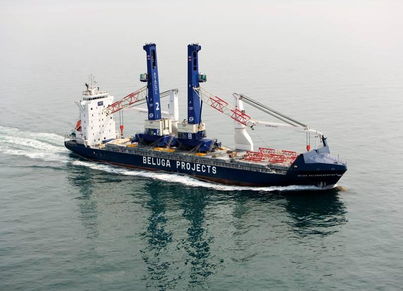Our Cargoes Cargo: 2 x Gottwald Harbour Mobile Cranes Quantity: 2 cranes erected, each 380 tons, 38,5 m